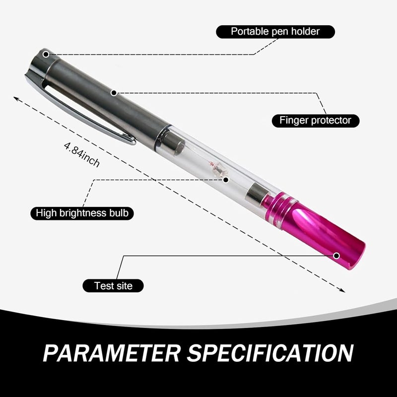 pinflaw Pack-1 Car Ignition Test Pen, High-Voltage Line Cylinder Line Spark Plug Detection Tool, No Disassembly and No Damage Test with High-Brightness Light Bulb, Universal for Cars (Multicolored) - Image 2